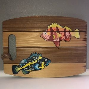 Hand painted cutting board